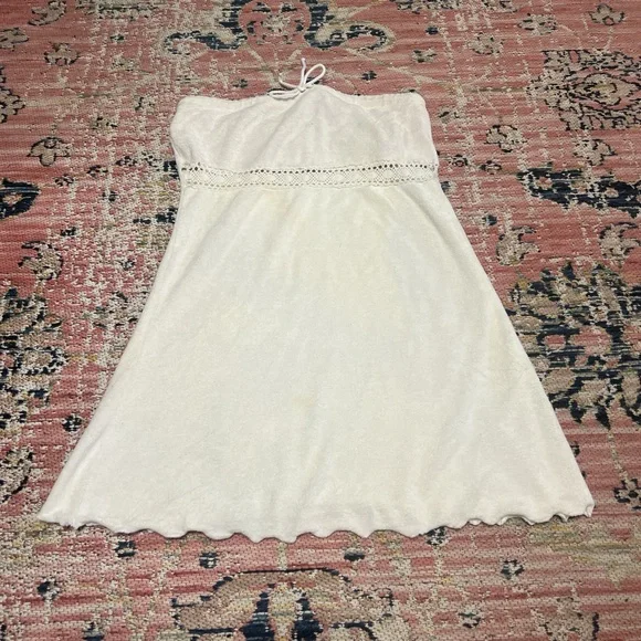 Absolutely Swim | Vintage Swim Coverup Dress. | Color: White | Size: No Tag. | Chloeguie's Closet